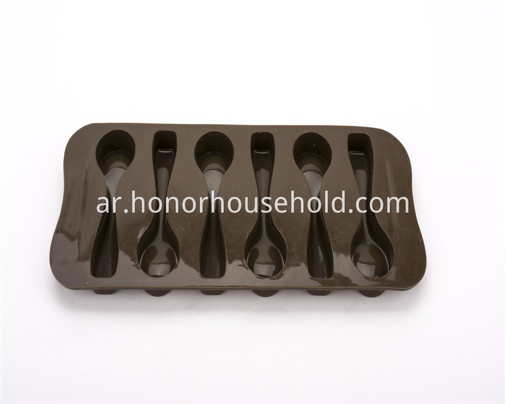 LD-C0004 DIY Cake Mold BPA المبيعات الساخنة المبيعات الساخنة السيليكون قوالب ملعقة شكل كيك السيليكون